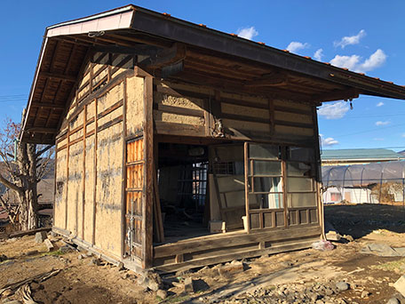 茅野市木造一軒家解体前