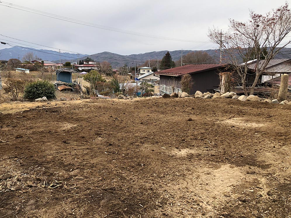 茅野市木造一軒家解体後2